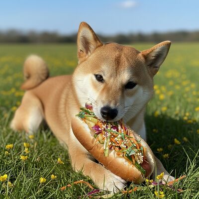 Сиба-ину-дог в Doggi & Hot Coffee по цене 389 ₽