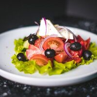 Салат Греческий в ОРИГАМИ