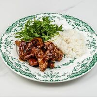 Рис с кусочками курицы в кисло-сладком соусе в Date