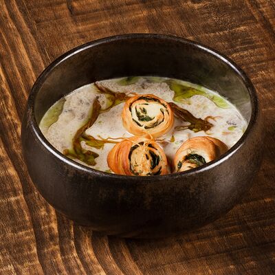 Сливочный суп с рубленными грибами в TATEV по цене 610 ₽