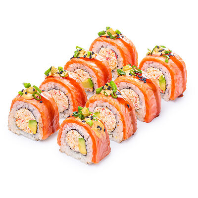 Гриль ролл лосось в Окинава по цене 1020 ₽