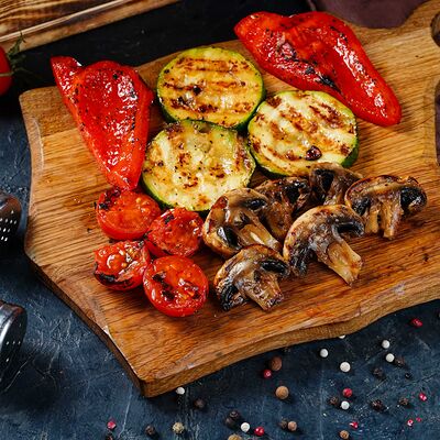 Овощи гриль №1 в Deus Burgers Tako & Burrito Premium по цене 520 ₽