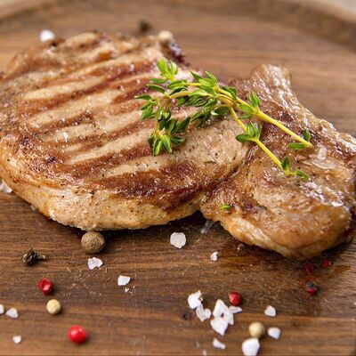 Стейк из cвинoй корейки в Кахетия по цене 690 ₽