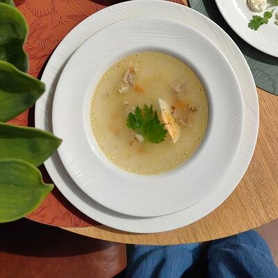 Куриный бульон в La Vida loca по цене 450 ₽