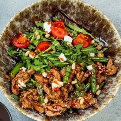 Теплый салат с телятиной в Красножар по цене 725 ₽