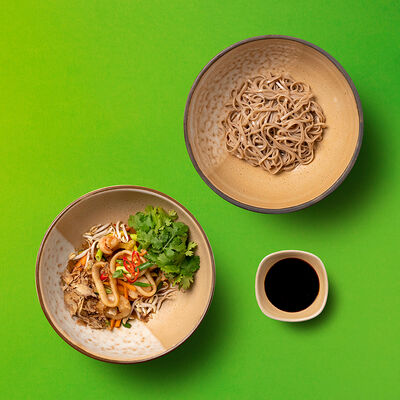 С морепродуктами, гречневой соба с устричным соусом в VASILCHUKI Chaihona №1 по цене 460