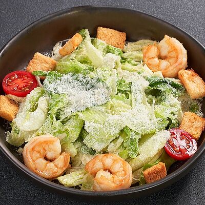 Цезарь с креветками в Lafa Lounge по цене 640 ₽