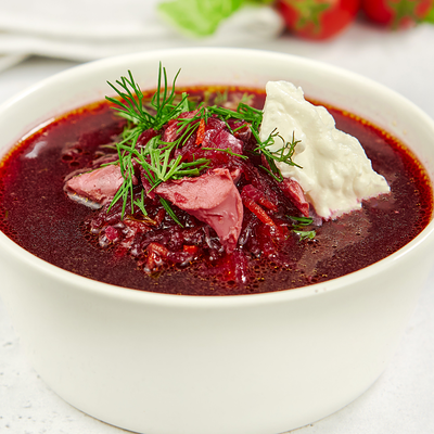 Борщ со сметаной в Bazar по цене 129 ₽