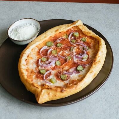 Лодочка с пепперони и беконом в Semplice Secondfloor по цене 490 ₽