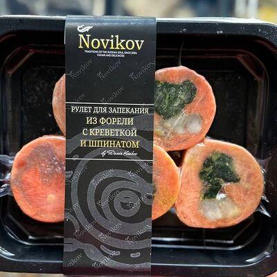 Рулет из форели с креветками и шпинатом (Novikov) в Red Раки по цене 1850 ₽