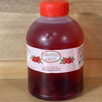 Домашний компот Клюквенный в Пекарня с Акцентом по цене 170 ₽