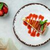 Чизкейк с клубничным соусом в Hygge Kafe по цене 350