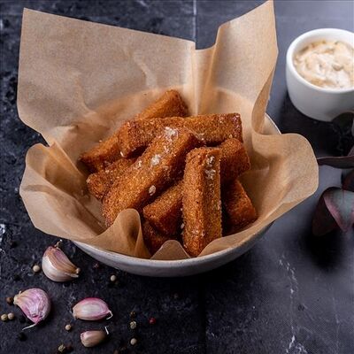 Гренки с чесночным соусом в Refettorio по цене 350 ₽