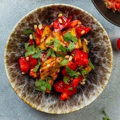 Теплый салат с баклажанами в Красножар по цене 560 ₽