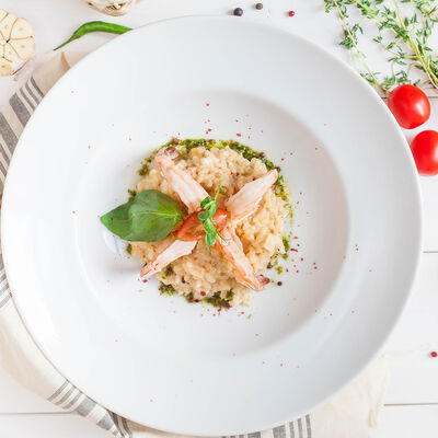 Ризотто с креветками в Квартира 162 по цене 990 ₽