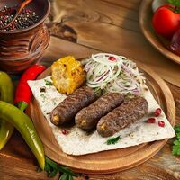 Люля-кебаб из курицы с сыром в Achma и Хинкали