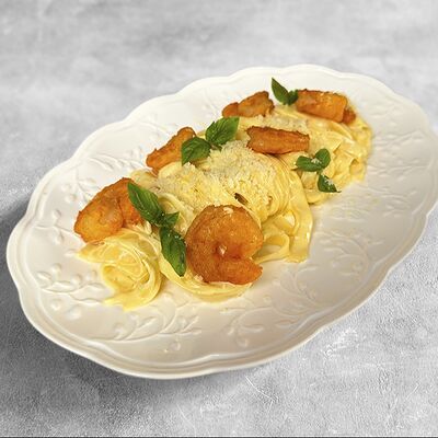 Паста с креветками в MaMa Mia по цене 591 ₽