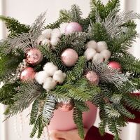 Шляпная коробка из нобилиса №11в SOK - клубника в шоколаде