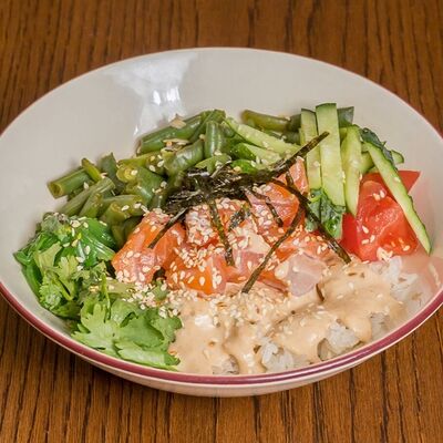 Поке с сёмгой в Ведро Гвоздей по цене 990 ₽