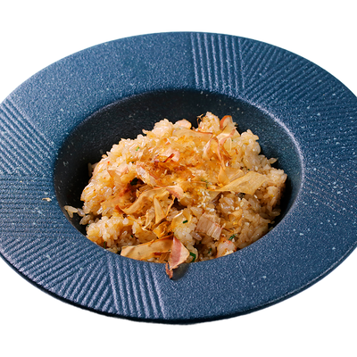 Рис жареный с креветками и кальмарами в GrU seasons по цене 990 ₽