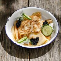 Блинчики с икрой в Федина дача