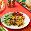 Свинина, жаренная соломкой, с красным перцем и кинзой №325 в Ланчжоу по цене 780