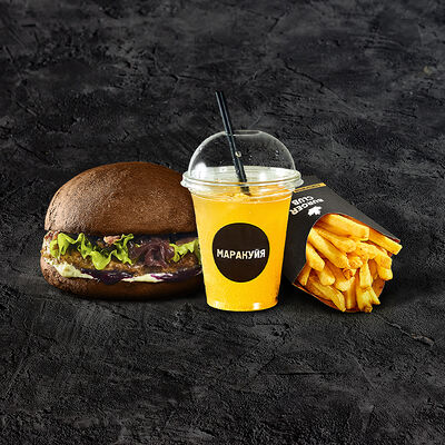 Блэк Блэк комбо в Burger Club по цене 810 ₽