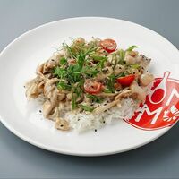 Кхау Пхат Кай Хет в Том Ям