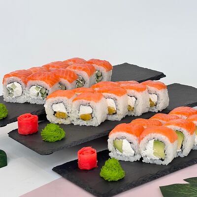 Сет роллов Настроение Филадельфияв Pokemania по цене 2099 ₽