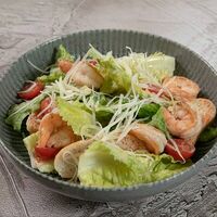 Кэрол и Сьюзан с креветками/лососем в Френдс