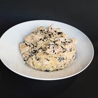 Паста с курицей и грибами в Кафе SINBAD