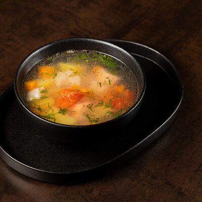 Уха из лосося, трески и судака в Doge по цене 790 ₽