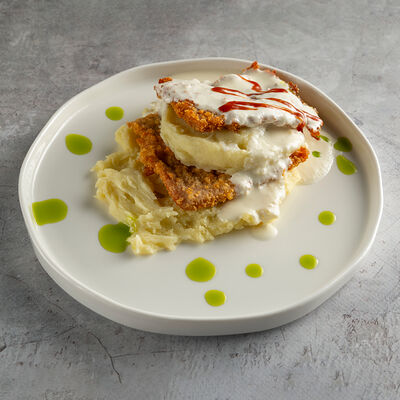 Шницель из тунца в Мидийное место по цене 1190 ₽