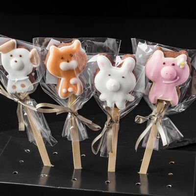 Печенье на палочке Зверята в Пекарня Буханка по цене 89 ₽