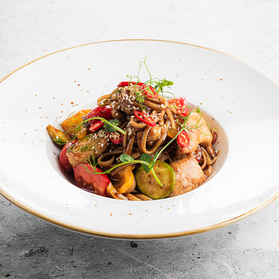 Лапша Удон с курицей (Острота по желанию) в La Maro по цене 3800 ₸