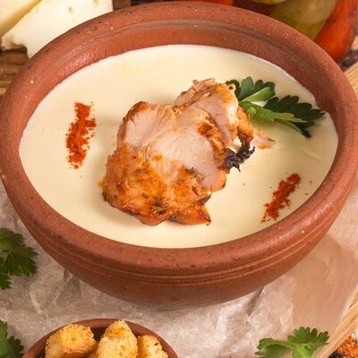 Сырный суп с курочкой гриль в Мушмула по цене 279