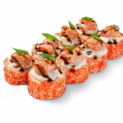 Лосось-горгонзола 2.0 в Некруглая пицца и роллы по цене 698 ₽