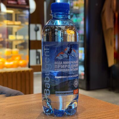 Вода BabugenT минеральная питьевая слабогазированная в Ками cafe club по цене 77 ₽