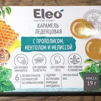 Карамель леденцовая с прополисом ментолом и мелиссой Eleo в Вегетарианские бургеры Jiva