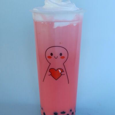Матча розоваяв BubbleKat bubble tea по цене 750 ₽