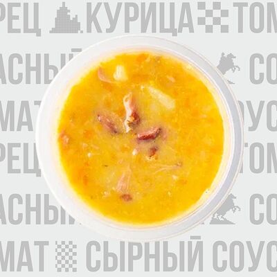 Гороховый суп с копченостями в VЛАVАШЕ по цене 270 ₽