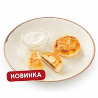 Сырники с яблочной начинкой в Шоколадница