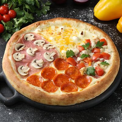 Пицца Четыре сезона 38 см в Loca Pizza по цене 1400 ₽