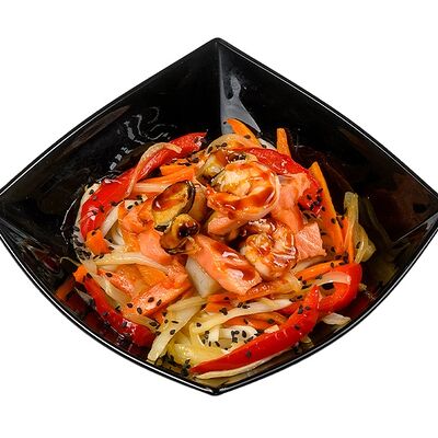 Wok с морепродуктами в соусе терияки в Джей Сан Иглино по цене 550 ₽