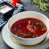 Борщ с говядиной и сметаной в Rock wave cafe по цене 470