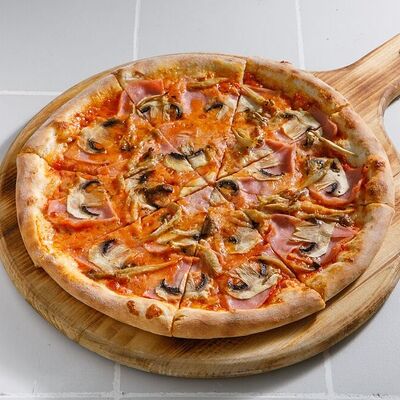 Пицца с ветчиной и грибами ланч в Кукумбер по цене 325