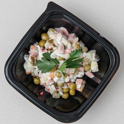 Салат Оливье с колбасой в Gost Food по цене 165 ₽