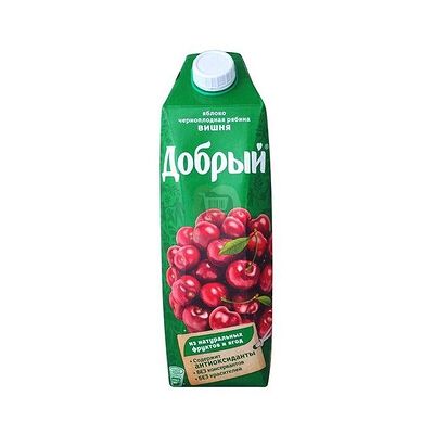 Сок Яблоко-Черешня-Вишня 1 л в Охота мясо по цене 250 ₽