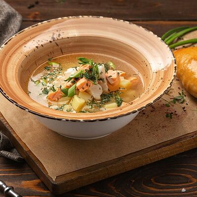 Уха из форели и судака в Седло по цене 735 ₽