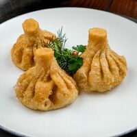 Жареные хинкали с креветками в Утомленные солнцем